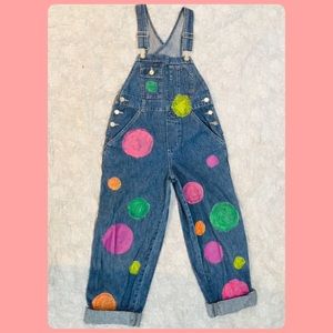 🌺🌸JEANS OVERALLS BIG GIRLS Sz 10-12 N/w/out Tag